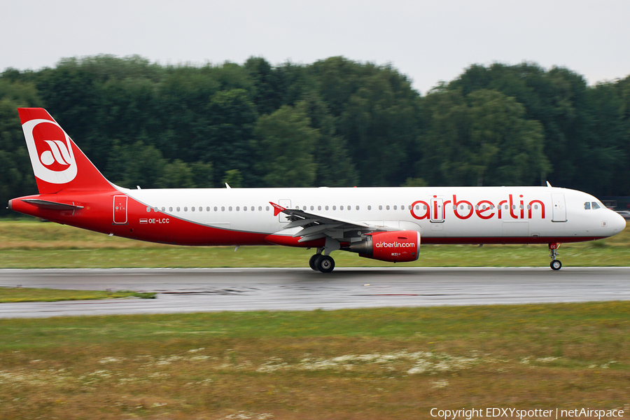 Air Berlin (Niki) Airbus A321-211 (OE-LCC) | Photo 293000