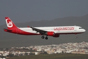 LaudaMotion Airbus A321-211 (OE-LCG) at  Gran Canaria, Spain