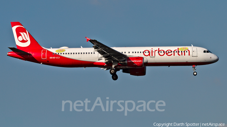 Air Berlin (Niki) Airbus A321-211 (OE-LCJ) | Photo 207773