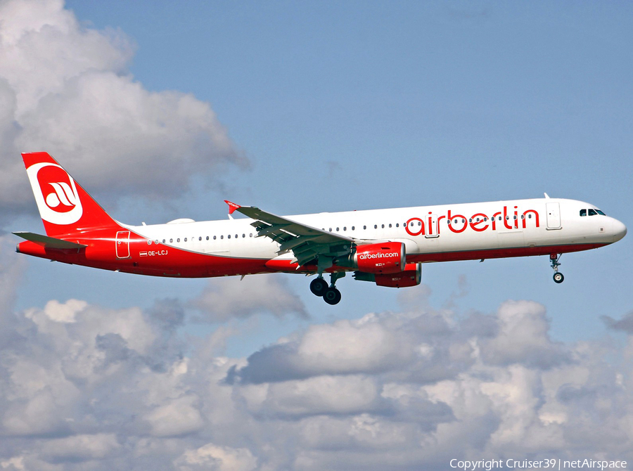 Air Berlin (Niki) Airbus A321-211 (OE-LCJ) | Photo 247211