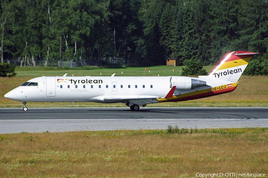 Tyrolean Airways Bombardier CRJ-200LR (OE-LCJ) | Photo 485289