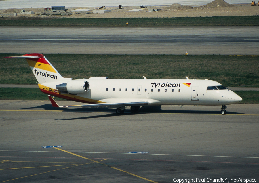 Tyrolean Airways Bombardier CRJ-200LR (OE-LCK) | Photo 103123