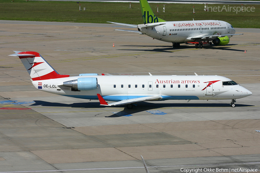 Austrian Arrows (Tyrolean) Bombardier CRJ-200LR (OE-LCL) | Photo 38713