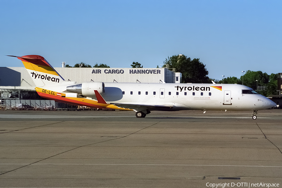 Tyrolean Airways Bombardier CRJ-200LR (OE-LCL) | Photo 413516