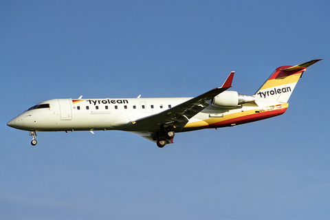 Tyrolean Airways Bombardier CRJ-200LR (OE-LCP) at  Hamburg - Fuhlsbuettel (Helmut Schmidt), Germany