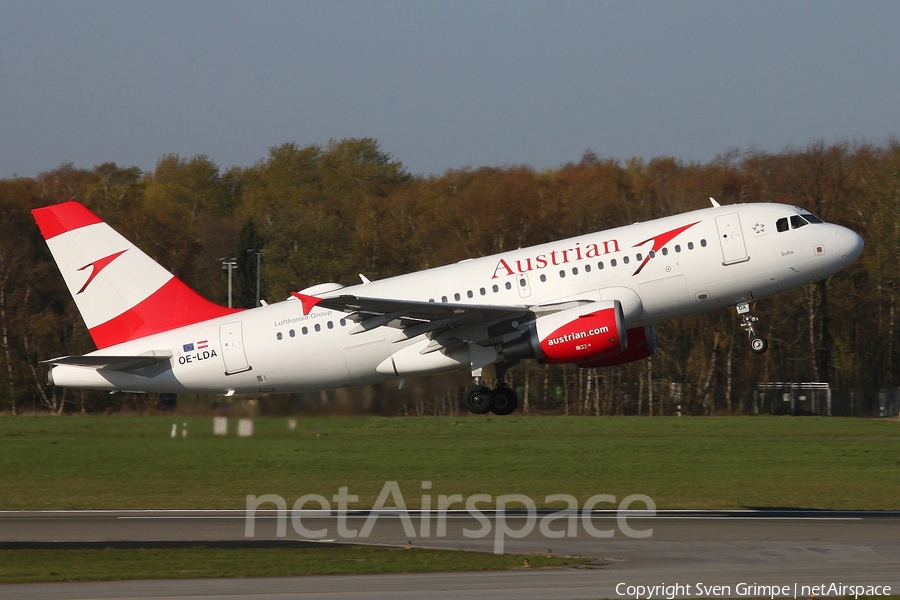 Austrian Airlines Airbus A319-112 (OE-LDA) | Photo 314973