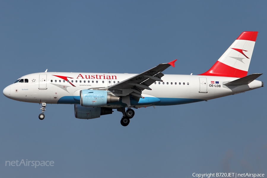 Austrian Airlines Airbus A319-112 (OE-LDB) | Photo 76364