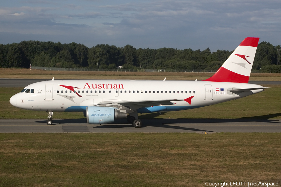 Austrian Airlines Airbus A319-112 (OE-LDB) | Photo 413571