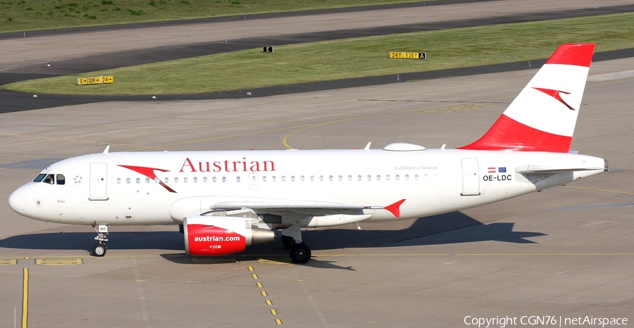 Austrian Airlines Airbus A319-112 (OE-LDC) | Photo 450908
