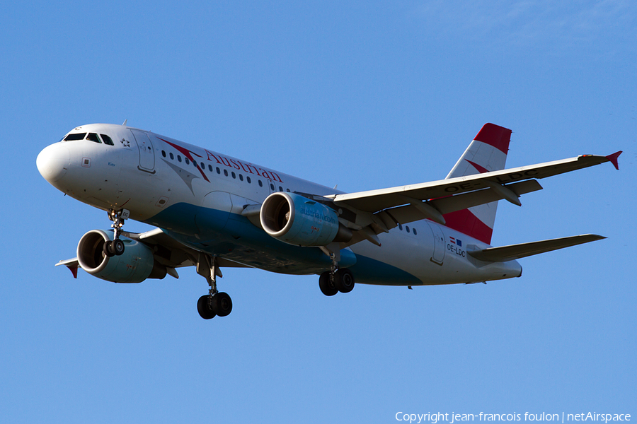 Austrian Airlines Airbus A319-112 (OE-LDC) | Photo 90855