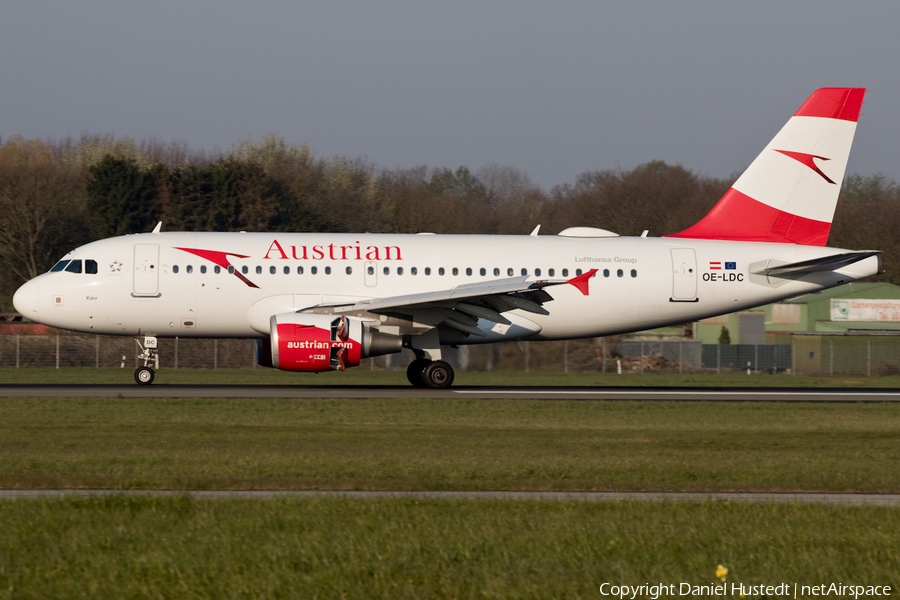 Austrian Airlines Airbus A319-112 (OE-LDC) | Photo 414773