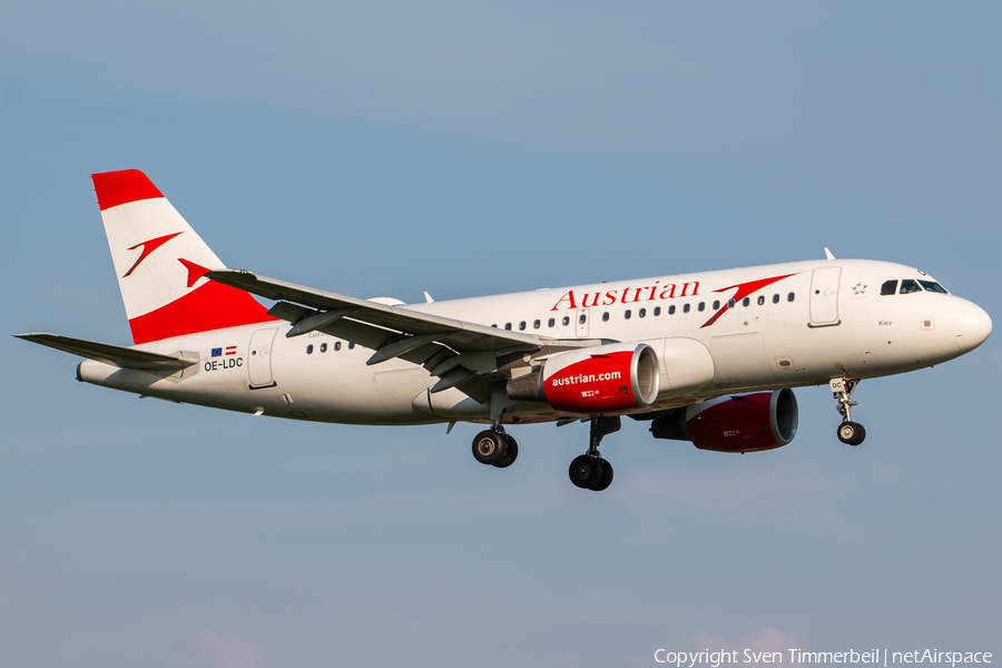 Austrian Airlines Airbus A319-112 (OE-LDC) | Photo 452023