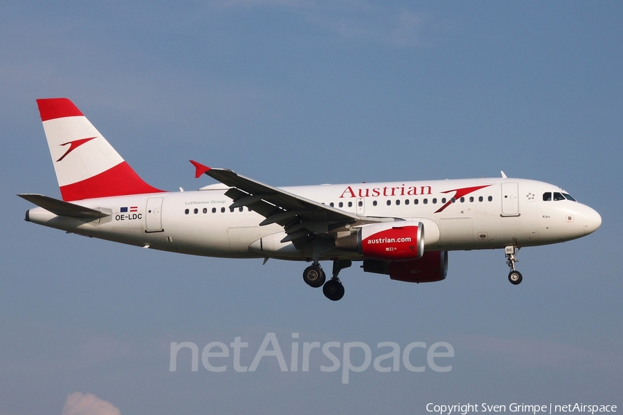 Austrian Airlines Airbus A319-112 (OE-LDC) | Photo 454396