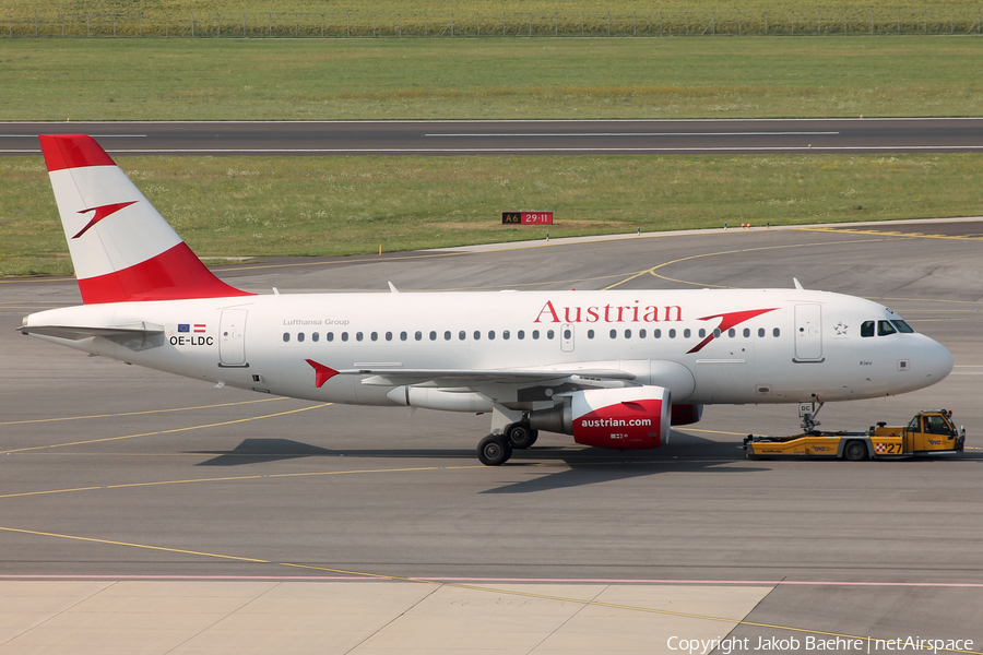 Austrian Airlines Airbus A319-112 (OE-LDC) | Photo 138188