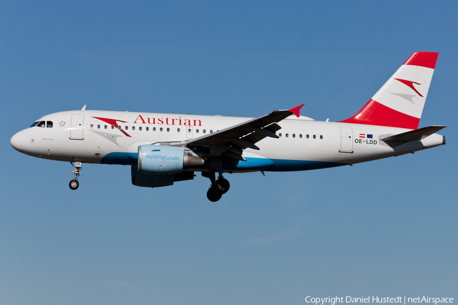 Austrian Airlines Airbus A319-112 (OE-LDD) | Photo 422135