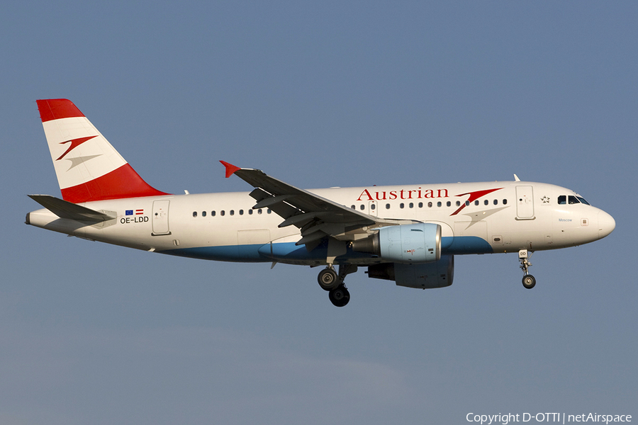 Austrian Airlines Airbus A319-112 (OE-LDD) | Photo 276811