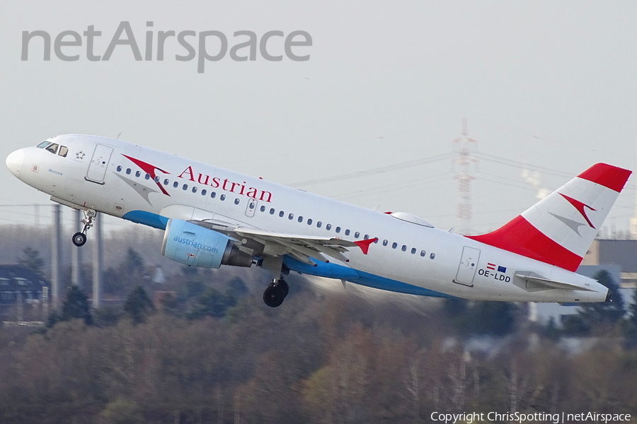 Austrian Airlines Airbus A319-112 (OE-LDD) | Photo 150166