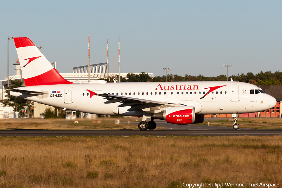 Austrian Airlines Airbus A319-112 (OE-LDD) | Photo 352302