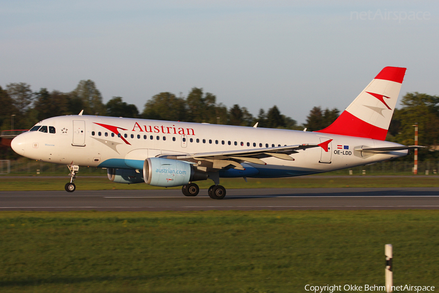Austrian Airlines Airbus A319-112 (OE-LDD) | Photo 52937