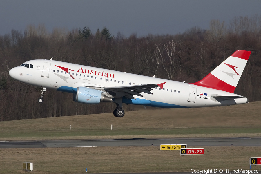 Austrian Airlines Airbus A319-112 (OE-LDD) | Photo 434367