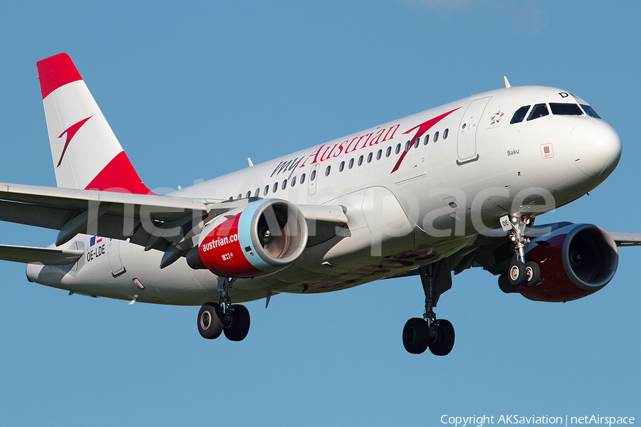 Austrian Airlines Airbus A319-112 (OE-LDE) | Photo 112903