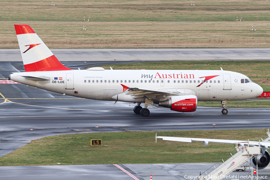 Austrian Airlines Airbus A319-112 (OE-LDE) | Photo 486928