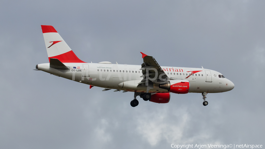 Austrian Airlines Airbus A319-112 (OE-LDE) | Photo 507665