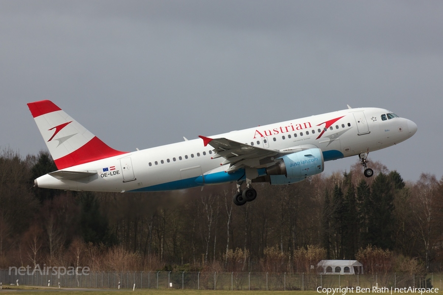 Austrian Airlines Airbus A319-112 (OE-LDE) | Photo 42909