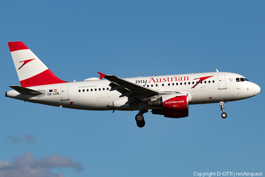 Austrian Airlines Airbus A319-112 (OE-LDE) | Photo 395034