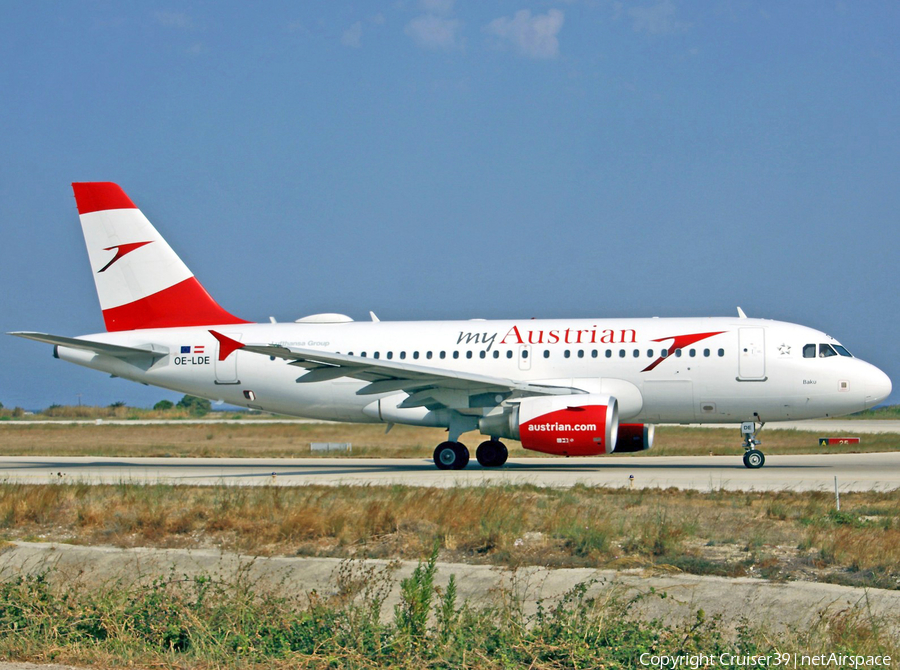 Austrian Airlines Airbus A319-112 (OE-LDE) | Photo 293500