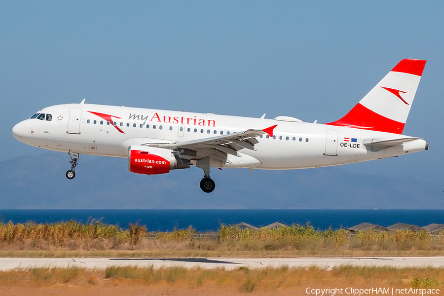 Austrian Airlines Airbus A319-112 (OE-LDE) | Photo 417696