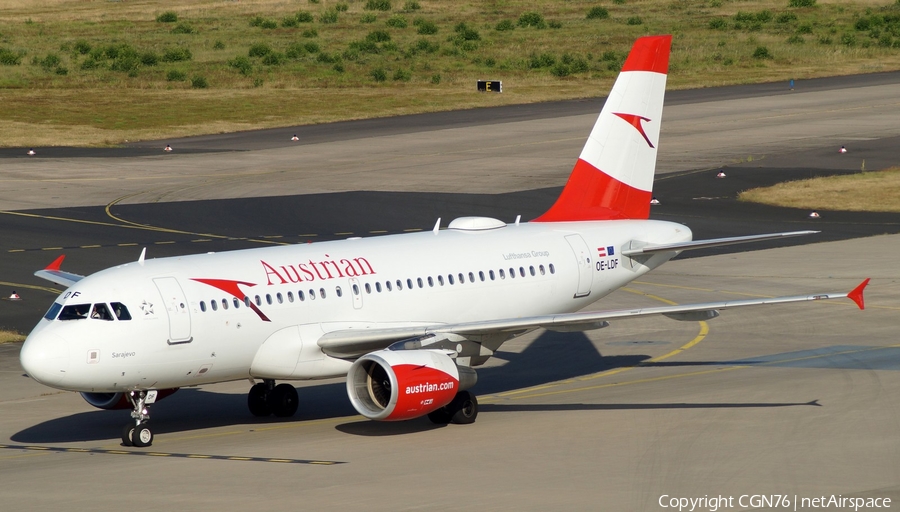 Austrian Airlines Airbus A319-112 (OE-LDF) | Photo 334712