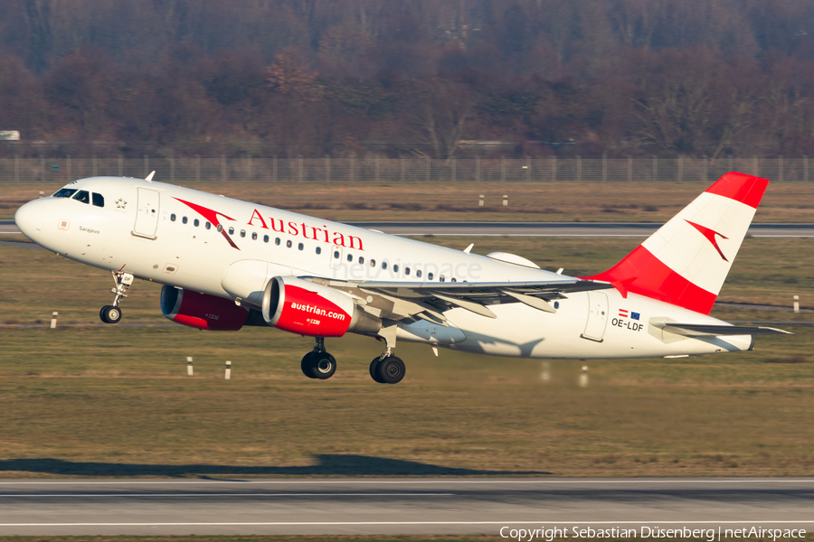 Austrian Airlines Airbus A319-112 (OE-LDF) | Photo 292079