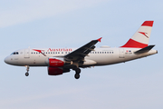 Austrian Airlines Airbus A319-112 (OE-LDF) at  Dusseldorf - International, Germany