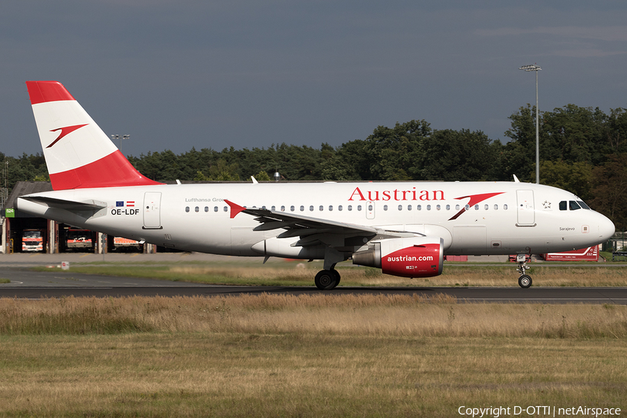 Austrian Airlines Airbus A319-112 (OE-LDF) | Photo 602538