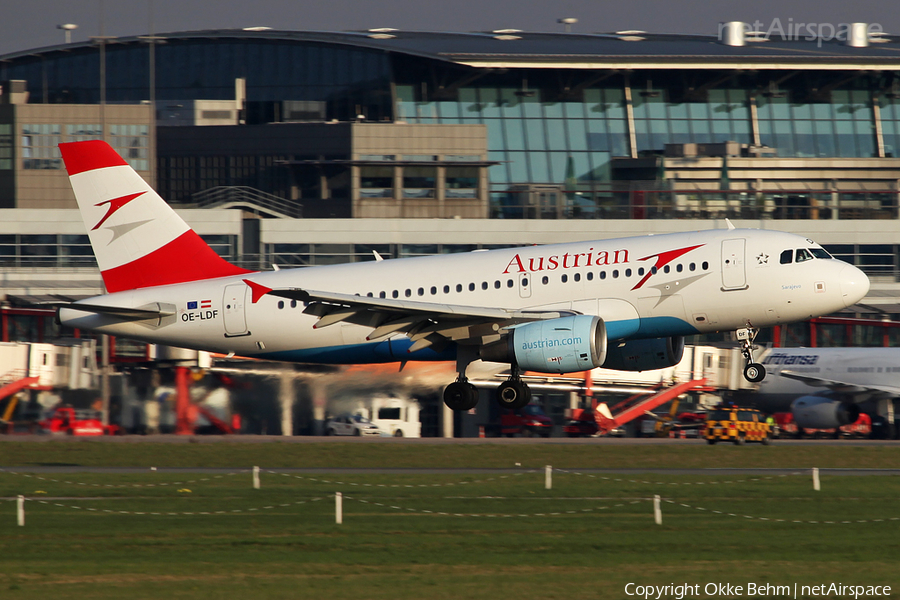 Austrian Airlines Airbus A319-112 (OE-LDF) | Photo 38710