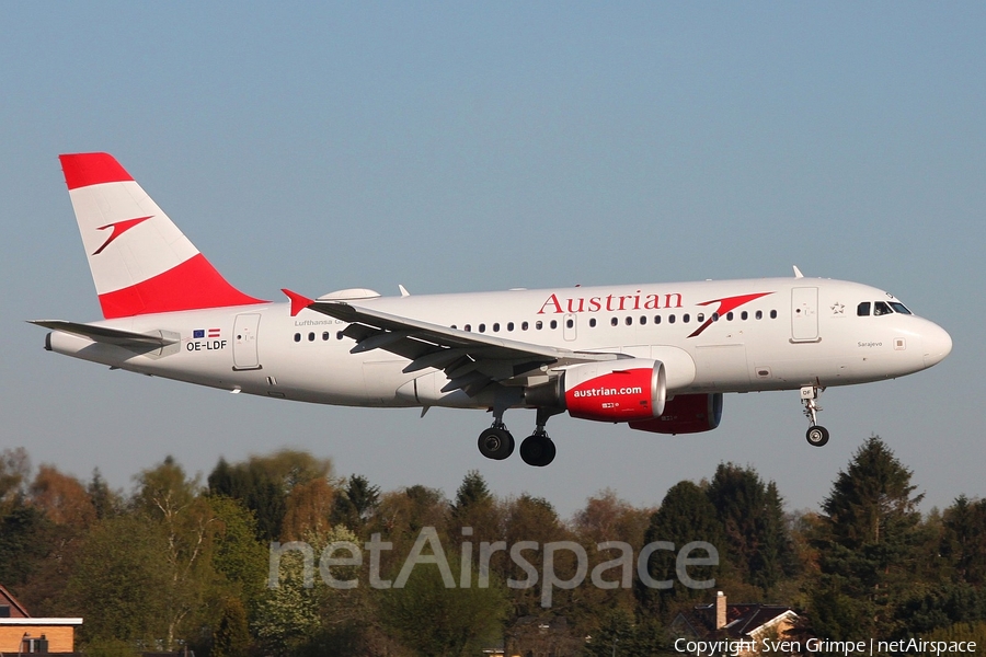 Austrian Airlines Airbus A319-112 (OE-LDF) | Photo 315928