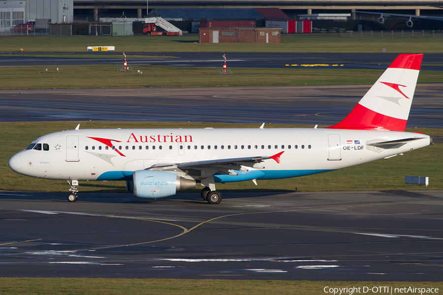 Austrian Airlines Airbus A319-112 (OE-LDF) | Photo 524326