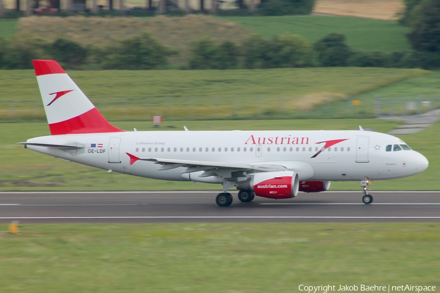 Austrian Airlines Airbus A319-112 (OE-LDF) | Photo 138228