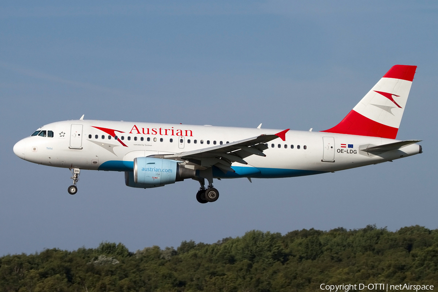 Austrian Airlines Airbus A319-112 (OE-LDG) | Photo 416328