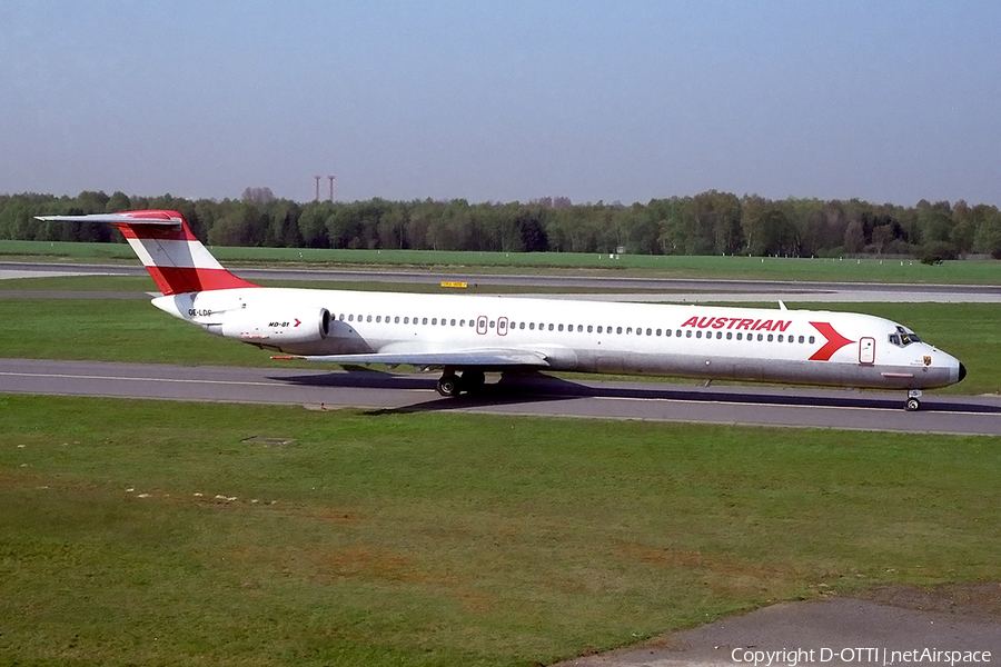 Austrian Airlines McDonnell Douglas MD-81 (OE-LDS) | Photo 142432