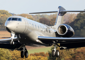 Global Jet Austria Gulfstream G650 (OE-LEO) at  London - Luton, United Kingdom