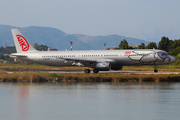 Niki Airbus A321-211 (OE-LET) at  Corfu - International, Greece