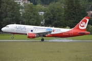 Air Berlin (Niki) Airbus A320-214 (OE-LEV) at  Innsbruck - Kranebitten, Austria