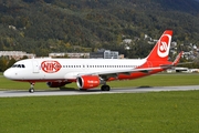Niki Airbus A320-214 (OE-LEY) at  Innsbruck - Kranebitten, Austria
