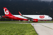 Niki Airbus A320-214 (OE-LEY) at  Innsbruck - Kranebitten, Austria