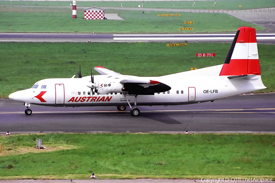 Austrian Air Services Fokker 50 (OE-LFB) | Photo 142687