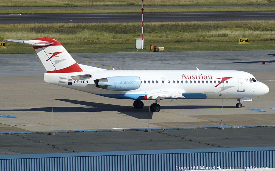 Austrian Airlines Fokker 70 (OE-LFH) | Photo 126137