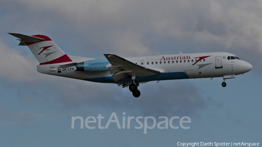 Austrian Airlines Fokker 70 (OE-LFH) | Photo 230536
