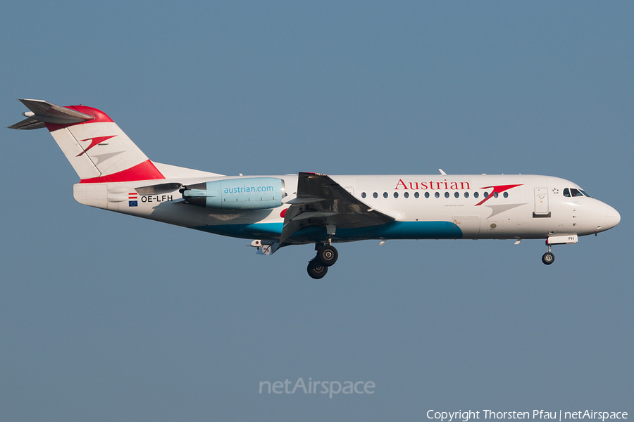 Austrian Airlines Fokker 70 (OE-LFH) | Photo 62137